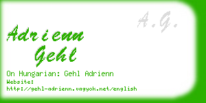 adrienn gehl business card